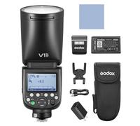 GODOX V1ProC Flash Speedlite Cabeza con Modo de Flash M/E-TTL II, 1/8000s HSS, Tiempo de Reciclado de 1,3 Segundos y Unidad de Flash Auxiliar Desmontable para cámaras Canon EOS