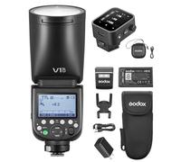 GODOX V1ProO Flash Speedlite Cabeza + X3O Disparador, HSS de 1/8000 s, Modo Flash M/TTL, Tiempo de Recarga de 1,3 Segundos, 22 Niveles de Potencia de Flash Ajustables para cámaras OM System