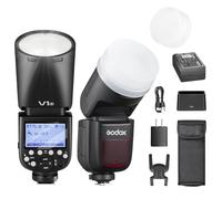 Godox V1S Speedlite Flash redondo profesional 76W 1/8000 HSS 2.4G Sistema X inalámbrico TTL con 2600mAh Li-ion Compatible con Sony a7IV a7III a7RIII a7RII