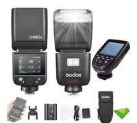 Godox V480 C V480-C Flash TTL para cámaras Canon con Disparador Xpro C, GN50 1/8000 HSS, Tiempo de Recarga de 1,7 s, inalámbrico 2,4 G, batería de Iones de Litio, Flash de Pantalla táctil.