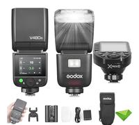 Godox V480 C V480-C Flash TTL para cámaras Canon con Disparador XProII-C, GN50 1/8000 HSS, Tiempo de Recarga de 1,7 s, inalámbrico 2,4 G, batería de Iones de Litio, Flash de Pantalla táctil