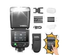 Godox V480 N TTL Flash Speedlite GN50 HSS 1/8000s 2.4Ghz X Wireless System 2.0 en uno lámpara LED con pantalla táctil, cabezal de rebote flexible, difusor para cámaras Nikon
