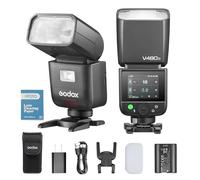 Godox V480 N V480-N TTL Cámara Flash Speedlite para Nikon Cámaras | 2.4G GN50 HSS 1/8000s,Pantalla Táctil Flash Speedlight,Tiempo de Recarga de 1.7s,650 Full-Power-Blitze,7.2V 2200mAh Batería