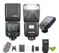 Godox V480 O V480-O Flash TTLpara cámaras Olympus Panasonic con Disparador Xpro O, GN50 1/8000 HSS, Tiempo de Recarga de 1,7 s, inalámbrico 2,4 G, batería de Iones de Litio, Flash de Pantalla táctil