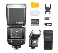 Godox V480-S Flash de Cámara para Sony, Speedlite con Pantalla Táctil，GN50 TTL 2.4G inalámbrico 1/8000 HSS, 650 FulI Power Flashes, 1.7s Tiempo de Reciclaje, 7.2V/2200mAh Batería Li-Ion.