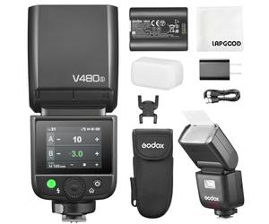 Godox V480 S Flash para Cámaras Sony,V480-S TTL Flash con Difusor GN50