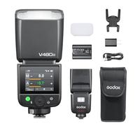 Godox V480-S Flash para Sony, TTL, GN50 de Alta Potencia, Control por Pantalla táctil, Carga USB-C, Tiempo de Reciclado de 1,7s, 650 Destellos de máxima Potencia, 2,4G X inalámbrico, 1/8000s HSS