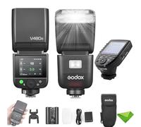 Godox V480 S V480-S Flash TTL para cámaras Sony con Disparador Xpro S, GN50 1/8000 HSS, Tiempo de Recarga de 1,7 s, inalámbrico 2,4 G, batería de Iones de Litio, Flash de Pantalla táctil.