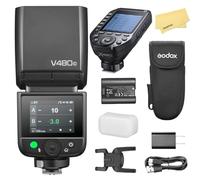 Godox V480C para TTL Cámara Flash con Godox XProII-C Disparador para Canon Cámara,2,4G HSS 1/8000s,650 Flashes de Máxima Potencia,Batería de Iones de Litio de 7,2V/2200mAh,Tiempo de Recarga de 1,7s