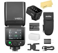 Godox V480C TTL Cámara Flash con Godox X3-C Disparador para Canon Flash Speedlite,Batería de Iones de Litio de 7,2V/2200 mAh,2,4G HSS 1/8000s,650 Destellos a Máxima Potencia,Tiempo de Recarga de 1,7s