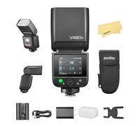 Godox V480N V480 N Cámara Flash con XPro-N Disparador para Nikon Flash Speedlite,650 Destellos a Máxima Potencia,2,4G HSS 1/8000s,Tiempo de Recarga de 1,7s,Batería de Iones de Litio de 7,2 V/2200mAh
