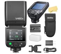 Godox V480N V480 N para TTL Cámara Flash XProII-N Disparador para Nikon Cámara,2,4G HSS 1/8000s,650 Flashes de Máxima Potencia,Batería de Iones de Litio de 7,2V/2200mAh,Tiempo de Recarga de 1,7s