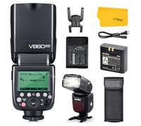 Godox V860II-C 2.4G GN60 inalambrico E-TTL HSS 1/8000s Bateria Lion Camara Flash Speedlite para Canon 6D 60D 70D 80D 700D 750D 1300D 580EX 1DX EOS Camaras (V860II-C)