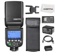 Godox V860III-C TTL 2.4G GN60 HSS Camera Flash with 10-Speed Adjustable Modeling Light, one-Key Switch TTL+2600 mA, Extremely Fast Recovery Lithium Battery Speedlite for Canon (Godox V860III-C)