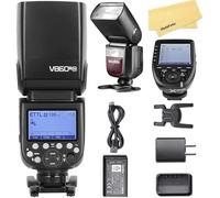 GODOX V860III-N Flash para Nikon Flash Speedlight Speedlite, 2.4G HSS 1/8000s con Disparador de Flash XPro-N, 480 Flashes de Potencia Completa, Batería de 2600mAh, Tiempo de Reciclaje de 0.01-1.5s