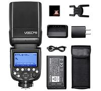 GODOX V860III-N I-TTL Flash Cámara Master Slave Speedlite 1 / 8000s HSS 2600mAh Batería Recargable Speedlight Compatible con Nikon D3400 D5300 D7000 D750, Luz Modelado, Bloqueo de liberación rápida