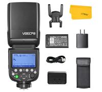 Godox V860III-S Flash de Cámara para Sony Speedlite, 2.4G HSS TTL 2600mAh Li-Ion Batería, 10 Niveles LED Lámpara de Modelado, 480 Flash Full-Power Compatible con la Cámara Sony