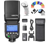 Godox V860IIIN - Flash inalámbrico i-TTL Speedlite GN60 1/8000s HSS con batería de ion de litio recargable, luz de ajuste para Nikon D800, D700, D7100, D7000, D5200, D5100, D5000, D300, D300S