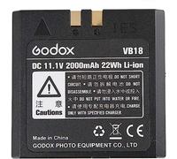 Godox VB18 reemplazo de batería,Paquete de batería de Litio DC 11.1V 2000mAh para Flash Speedlite V860II V850 V860C V860N
