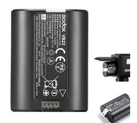 Godox VB22 Batería de Litio (7.2V 2200mAh) con Puerto de Carga USB-C - Batería de Repuesto para Flashes Godox V1 Mid, Serie V480 y Serie V350 (C/S/N/O/F)