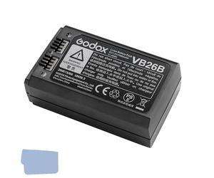 GODOX VB26B - Batería de ion de litio CC 7,2 V 2980 mAh 21,45 Wh, batería de repuesto V1S V1C V1N V1F V1O V1P y V860III V860III-S V860III-C V860III-N V860III-O V860III-F V850III Flash de cámara Speedy