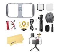 GODOX VK1-UC Kit de Vlog para Dispositivos Móviles con Puertos USB Tipo C,Micrófono Vd Profesional, Litemon LED6R con 36000 Efectos Versátiles,Ideal para Vlogs,Filmación Móvil y Transmisión en Directo