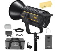 Godox VL300 II VL300-II VL300II de 320W Luz de Video LED,Luz Diurna Profesional con Montura Bowens luz Continua,CCT 5600±200K,CRI/TLCI 96+,8 Efectos FX Integrados,para Estudio,Fotografía al Aire libre