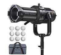 Godox VSA-26K Spotlight Attachment Kit, snoot cónico con Lente de proyección de 26° y 9 gobos para Flash y luz de vídeo (VSA-26K)