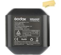 GODOX WB400P Batería de Repuesto,390 Full Power,Batería de Iones de Litio de 2600mAh 21,6V Compatible con AD400 Pro AD400Pro AD400Pro II AD400ProII Flash Estroboscópico Flash Exterior Todo en uno