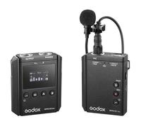 Godox WMicS2 Kit1 - Kit de sistema de micrófono inalámbrico UHF (1 x RX2 + 1 x TX2)