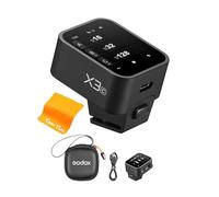 Godox X3-C Disparador de Flash Inalámbrico para Cámara E-TTLII, 2,4 GHz, con Pantalla LED, Recargable (Tipo C) X3-C para Mando a Distancia Inalámbrico Canon