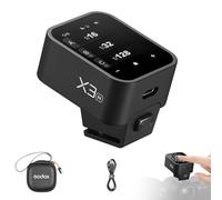 Godox X3-N Disparador de Flash Inalámbrico con Pantalla Táctil OLED para Cámara Nikon 2.4GHz Inalámbrico 1/8000S HSS TTL Función Tcm Batería Integrada Recargable Tipo-c Control Remoto de Flash de