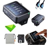GODOX X3 Pro C Disparador de Flash TTL para Cámaras Canon R5 R6II R8 R10 R7 | Compatible con Godox V1 V1Pro V100 V860III AD200Pro AD300Pro AD600Pro TT685II, Transmisor táctil X 2,4G (X3-C actualizado)