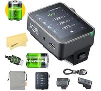 GODOX X3 Pro C X3PRO C Disparador de Flash Inalámbrico 2.4G TTL para Canon Cámara,3.87V/2930 mAh,Pantalla Táctil LCD de 2.4", Control de Obturador,Bluetooth y Control por Aplicación,Mejorada X3-C