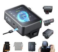 Godox X3 Pro-C X3Pro C TTL Disparador de flash inalámbrico para Canon, pantalla táctil LCD de 2.4 pulgadas, batería de iones de litio integrada de 2930 mAh, sistema X inalámbrico de 2.4 GHz con 3