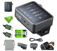 GODOX X3 Pro N X3PRO N Disparador de Flash Inalámbrico 2.4G TTL para Nikon Cámara,3.87V/2930 mAh,Pantalla Táctil LCD de 2.4", Bluetooth y Control por Aplicación,Control de Obturador,Mejorada X3-N