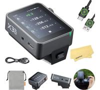 GODOX X3 PRO O X3PRO O Disparador de Flash Inalámbrico 2.4G TTL para Olympus y Panasonic Cámaras,3.87V/2930mAh,Pantalla Táctil LCD 2.4",Control Obturador,Control por Bluetooth&Aplicación,Mejorada X3-O