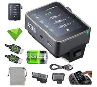 GODOX X3 Pro S X3PRO S Disparador de Flash Inalámbrico 2.4G TTL para Sony Cámara,3.87V/2930 mAh,Pantalla Táctil LCD de 2.4", Bluetooth y Control por Aplicación,Control de Obturador,Mejorada X3-S