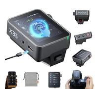 Godox X3 Pro-S X3Pro S TTL Disparador de flash inalámbrico para Sony, pantalla táctil LCD de 2.4 pulgadas, batería de iones de litio integrada de 2930 mAh, sistema X inalámbrico de 2.4 GHz con 3 modos