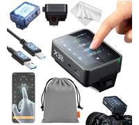 Godox X3 Pro X3PRO-C Disparador Flash TTL Inalámbrico para Canon, Sistema 2.4GHz X, Bluetooth & App Control, Pantalla Táctil, HSS, Shutter Control, Carga Rápida USB-C