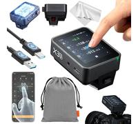 Godox X3 Pro X3PRO-F Disparador Flash TTL Inalámbrico para Fujifilm, Sistema 2.4GHz X, Bluetooth & App Control, Pantalla Táctil, HSS, Shutter Control, Carga Rápida USB-C