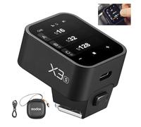 Godox X3-S X3S Wireless Flash Trigger Disparador de Flash Inalámbrico para Sony Cámara OLED Pantalla táctil 2.4GHz 1/8000S HSS TTL Función Tcm Batería Remote Camera Flash Trigger para Sony