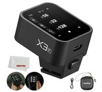 Godox X3F X3 F X3-F TTL Disparador de Flash inalámbrico,Sistema inalámbrico de 2.4GHz,Pantalla led de Alta definición,Batería de Litio incorporada Compatible con cámaras Fuji