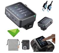 Godox X3Pro C X3Pro-C Wireless Flash Trigger Disparador de Flash Inalámbrico para Canon Cámara OLED Pantalla táctil, 2.4G HSS, Bluetooth & App Control, Remote Camera Flash Trigger para Canon