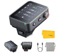 Godox X3Pro-F Disparador Flash Inalámbrico para Fuji Cámara, 2.4G TTL HSS 1/8000s Transmisor Flash, Bluetooth & App Control, Pantalla Táctil, USB-C Carga, Batería de Litio (X3Pro F)