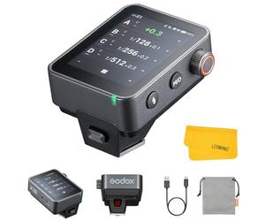 Godox X3Pro-F Disparador Flash Inalámbrico para Fuji Cámara, 2.4G TTL HSS 1/8000s Transmisor Flash, Bluetooth & App Control, Pantalla Táctil, USB-C Carga, Batería de Litio (X3Pro F)