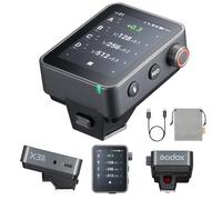 Godox X3PRO N X3Pro-N TTL Disparador de Flash Inalámbrico para Nikon,Sistema Inalámbrico X de 2.4GHz,Pantalla Táctil de 2.4Pulgadas,Control por Bluetooth y Aplicación,Control del Obturador,Carga USB-C
