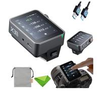 Godox X3Pro N X3Pro-N Wireless Flash Trigger Disparador de Flash Inalámbrico para Nikon Cámara OLED Pantalla táctil, 2.4G HSS, Bluetooth & App Control, Remote Camera Flash Trigger para Nikon