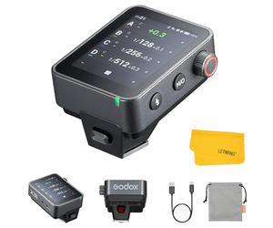 Godox X3Pro-S Disparador Flash Inalámbrico para Sony Cámara, 2.4G TTL HSS 1/8000s Transmisor Flash, Bluetooth & App Control, Pantalla Táctil, USB-C Carga, Batería de Litio (X3Pro S)