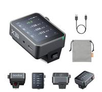 Godox X3ProN Disparador TTL para cámaras Nikon, Disparador inalámbrico de Flash para cámara de 2,4 GHz, Pantalla táctil a Todo Color, 32 Canales, 16 Grupos y 3 Modos de Disparo